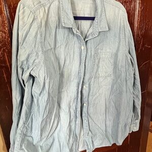 Old Navy Light Blue Button Down Shirt